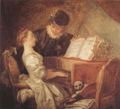 The Music Lesson (mk08), Jean Honore Fragonard